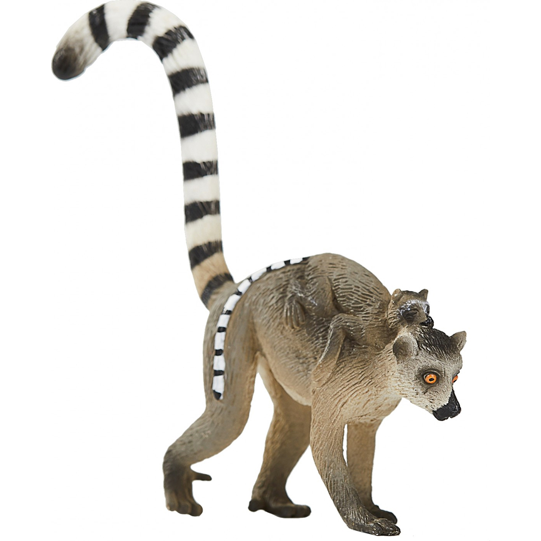 Animal Planet Toys - Lemur with Baby (Small Box) - The Parenting Emporium