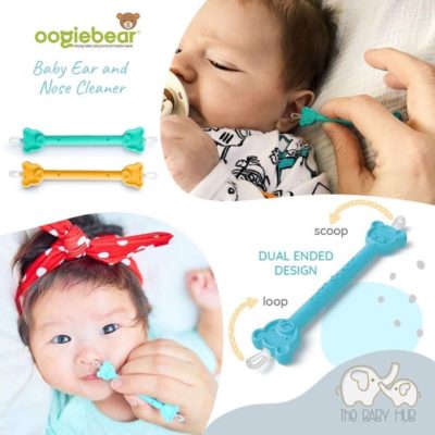 oogiebear Baby Nose and Ear Cleaner with LED Light BRITE –