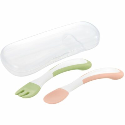 Richell TLI Spoon and Fork Set with Case